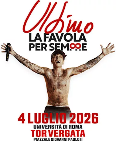 4 biglietti per Ultimo a Tor Vergata Pit 3