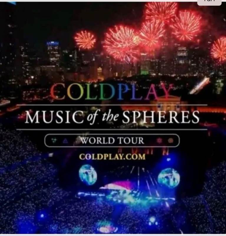 Biglietto Coldplay 22/6/23 NAPOLI