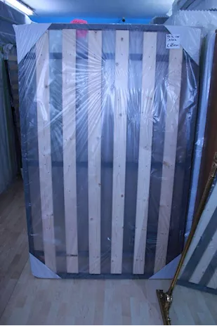 Rete a Doghe Matrimoniale in Legno - 25016