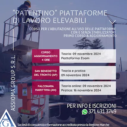 Abilitazione Piattaforme di Lavoro