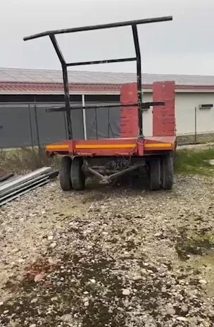 Pianale agricolo Zucchi tre assi fisso