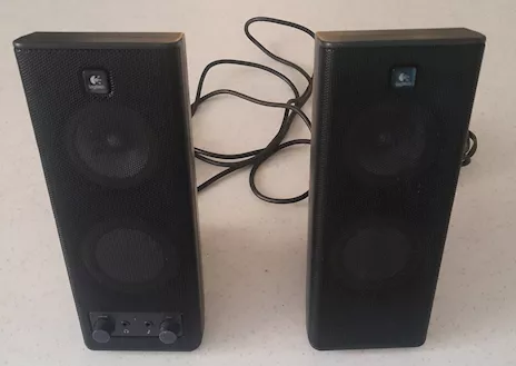 Casse acustiche Altoparlanti Logitech X-140 modello S-02648.