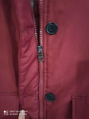 Giacca donna invernale tipo parka rossa, colore rosso, taglia s - Foto 3