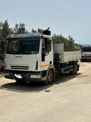 Iveco Eurocargo 75 e 17 gru e ribaltabile