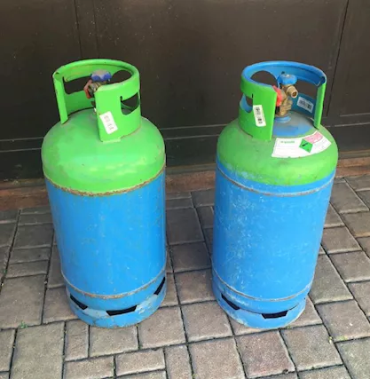 Bombola Gas Freon Vuota Grande 40 Lt.