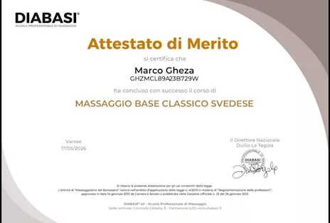 Massaggio classico svedese
