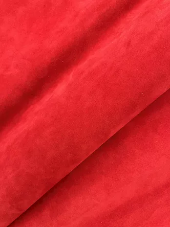 B27 Pelle scamosciata colore rosso - Sp. 2.0, tipo pellame VITELLI - Anteprima 4