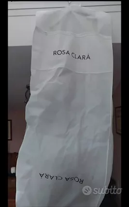 Abito da sposa bellissimo, colore bianco, taglia m - Anteprima 2