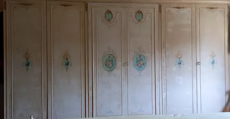 Armadio e letto stile veneziano