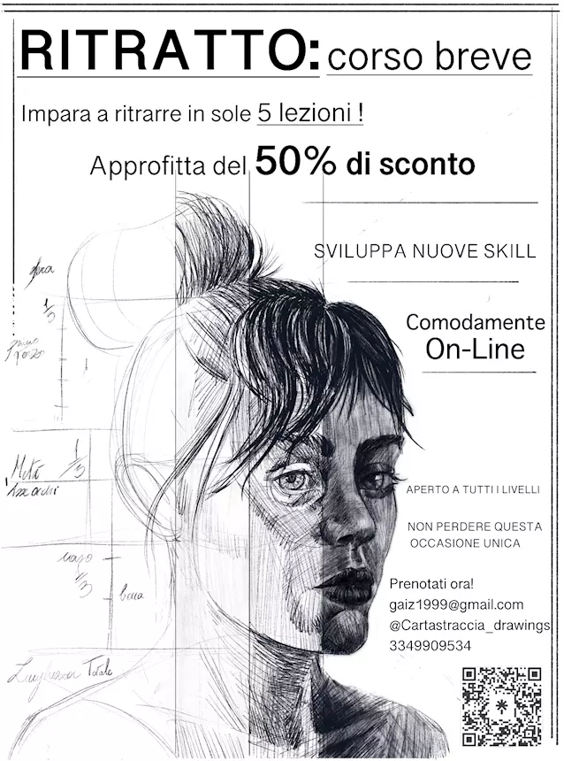 Lezioni di disegno, ritratto