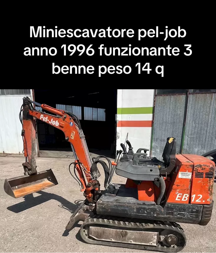 Miniescavatore Pel-Job 14 q.li