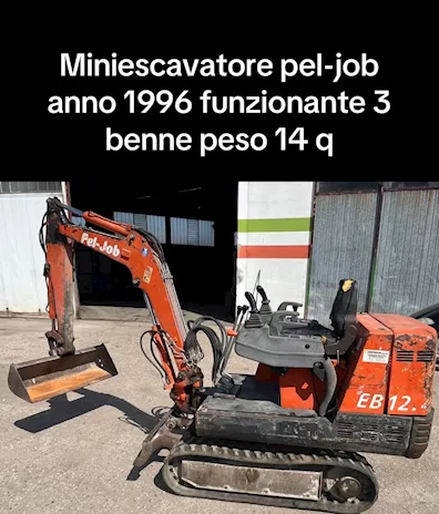 Miniescavatore Pel-Job 14 q.li