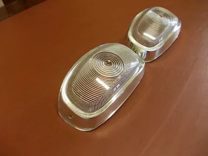 Lenti fanalini anteriori Peugeot 404, marca Altissimo - Foto 3