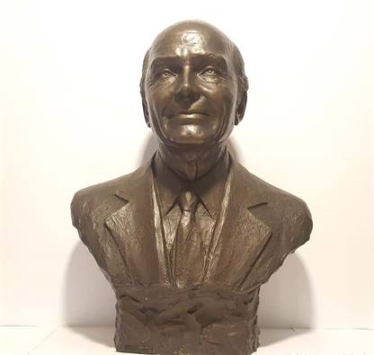 Scultura, Busto in bronzo di Gabriele D'annunzio