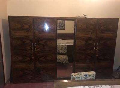Camera da letto in peduli di noce anni 30\40