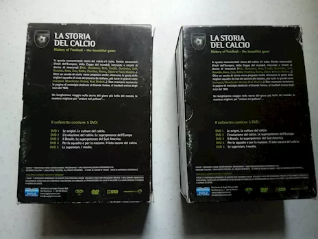 DVD La Storia del Calcio nuovi mai aperti ancora sigillati, in ottime condizioni - Foto 3