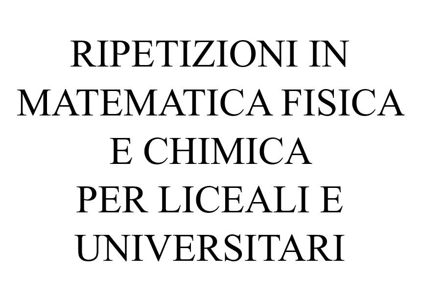 Ingegnere Ricercatore per Matematica Fisica Chimica