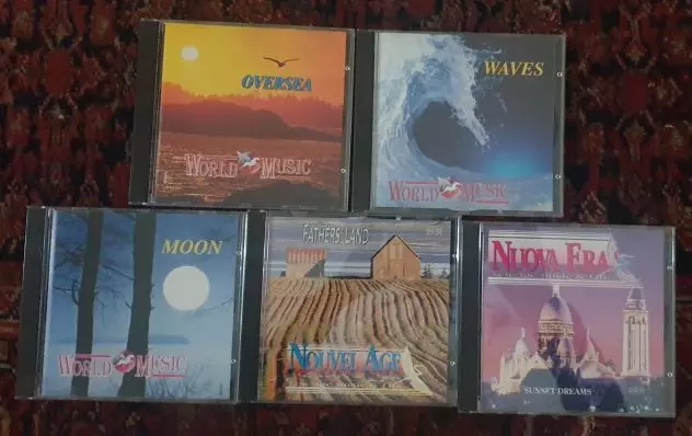 Lotto 5 CD New Age World Music anni '90