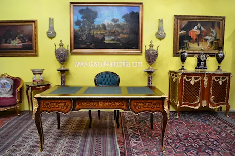 Scrivania presidenziale da centro stile Napoleone III cm.182