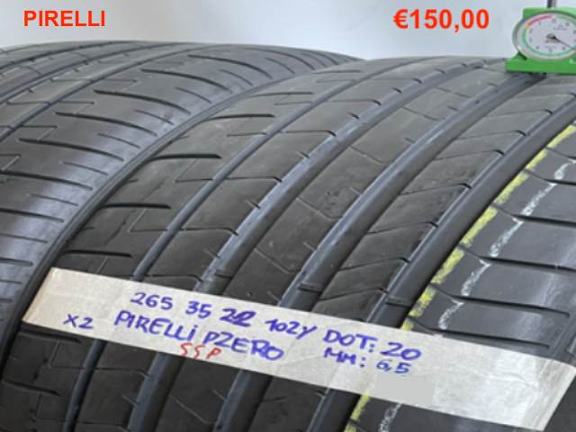 Gomme Usate Pirelli Usate Modello Pzero Milano