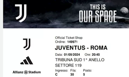 Cedo 2 biglietti per Juventus Roma
