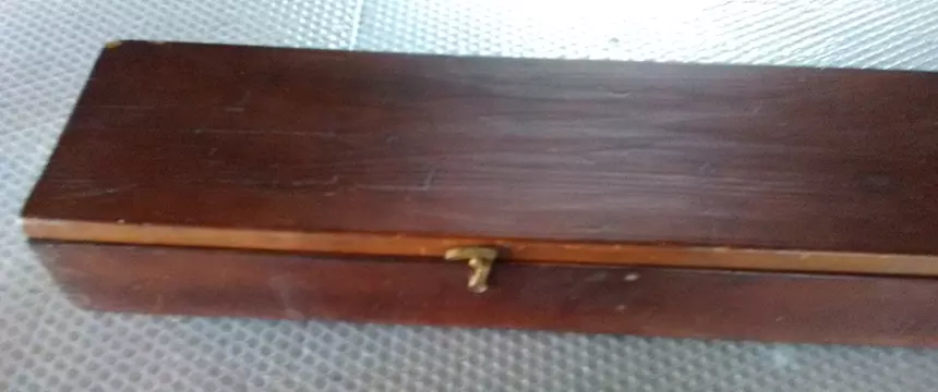 Stadia metrica Telescopica Antica in legno. Tutta originale - Foto 4