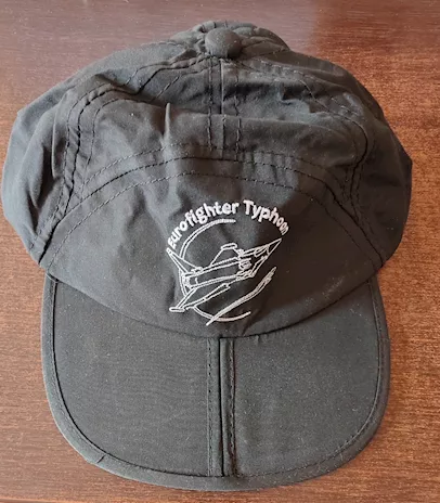 Cappellino Eurofighter Typhoon in colore nero