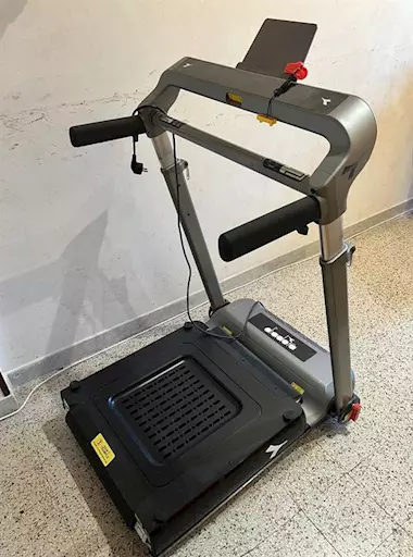 Diadora Fitness Compact, Tapis Roulant Richiudibile, Nero