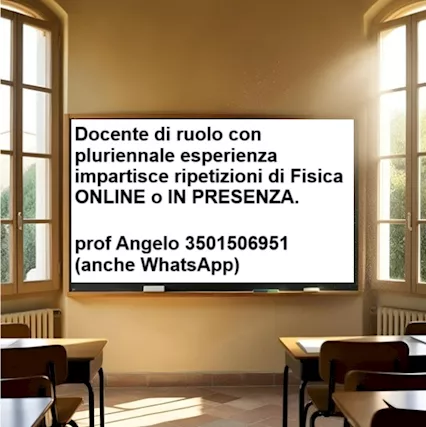 Lezioni private di FISICA