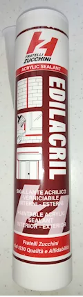 Silicone Sigillante Acrilico Verniciabile Grigio