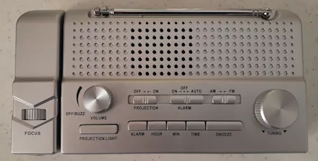 Radiosveglia analogica con proiettore Silvercrest nuova