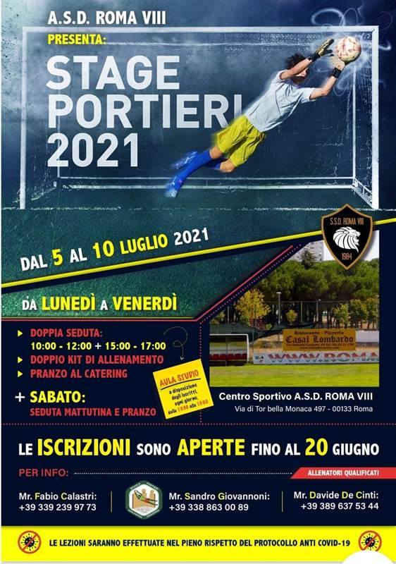 Stage Portieri luglio 2021 - Foto 1
