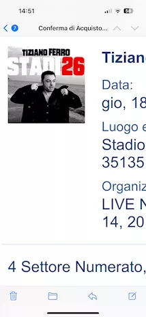 biglietto Tiziano Ferro