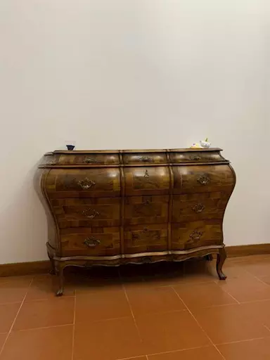Camera da letto NOCE NAZIONALE rifacimento barocco veneziano