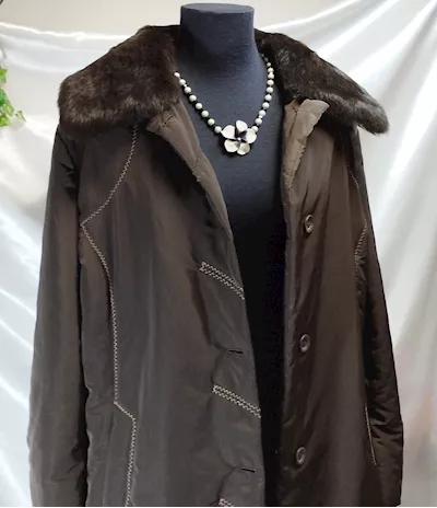 Piumino donna lungo Giubbotto invernale Tg. 44 IT