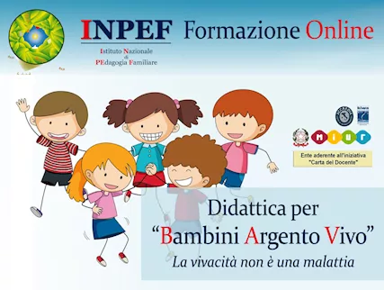 Corso 1500 ore Didattica per Bambini Argento Vivo