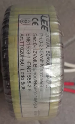Trasformatore 220v - 12v sec. 200 va toroidale ideale per ap - Foto 2