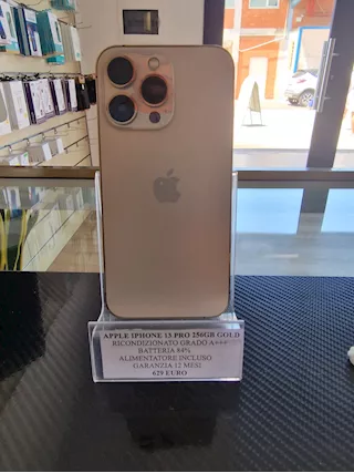 Apple iphone 13 pro 256 gold batteria 84%