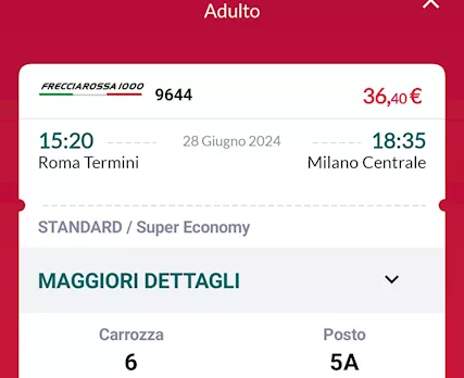 Roma Milano 28/06/2024