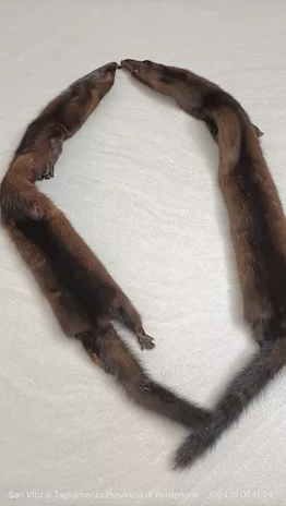 Sciarpa Visone Vintage