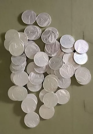 60 monete da 10 lire