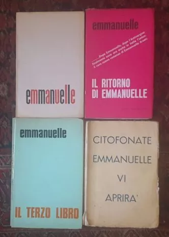 Lotto 4 libri serie Emmanuelle anni '60 '70