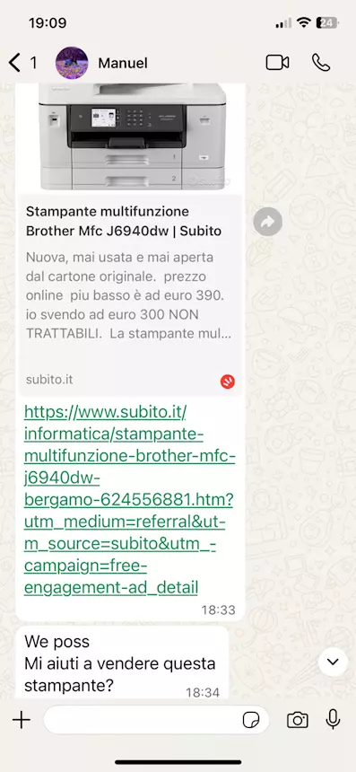 Stampante multifunzione Brother MFC
