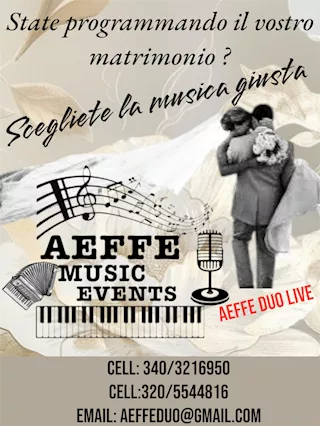 Matrimonio Aeffe Duo Live Musica per voi