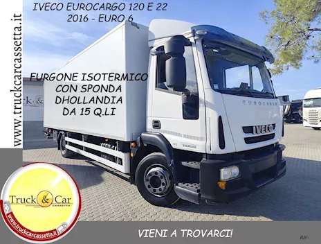 Iveco Eurocargo 120 e 22 - 2016 - Furgone Isotermico con Fri