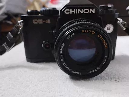 Macchina fotografica CHININ CE-4 d'epoca completa di borsa - Foto 6