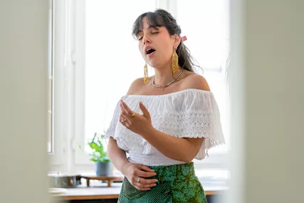 Cantante lirica a Genova