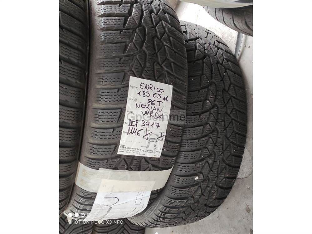 2 Pneumatici Nokian invernali 185 65 14 al 75%