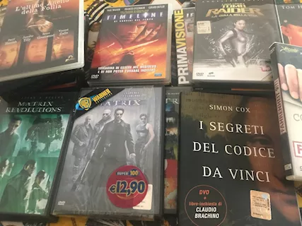 DVD originali in perfette condizioni. Prezzo 2 Euro a titolo