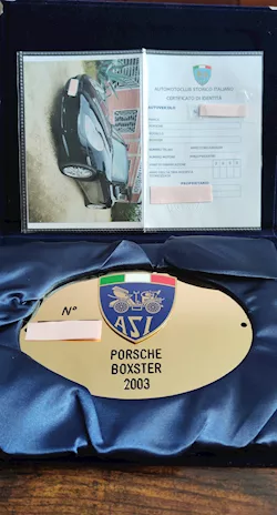 Porsche Boxster ASI targa ORO